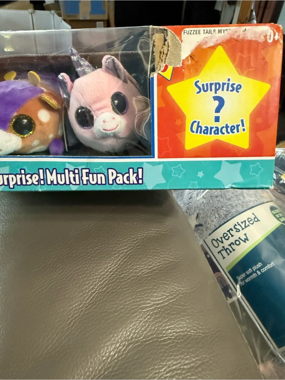 FuzzeeTails Surprise Multi-Fun Pack - Pink & Purple Plush Small Pets